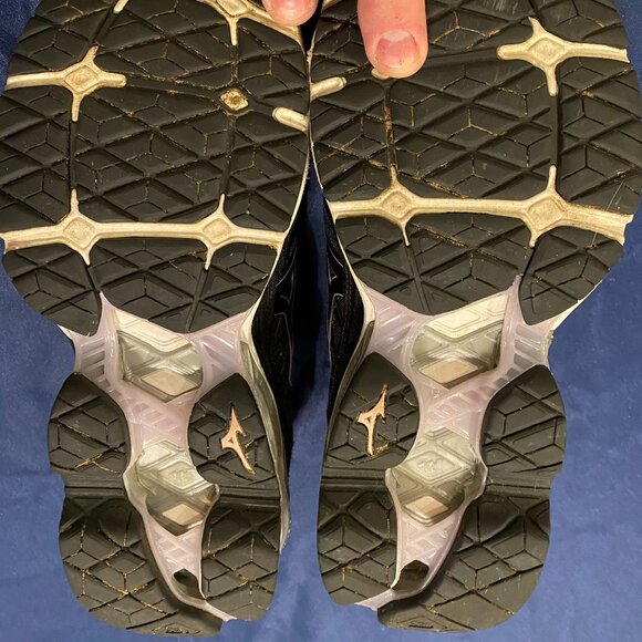 Mizuno Womens Wave Creation 20 411061 9090 Black Running Shoes Sneakers Size 9 - Picture 4 of 7